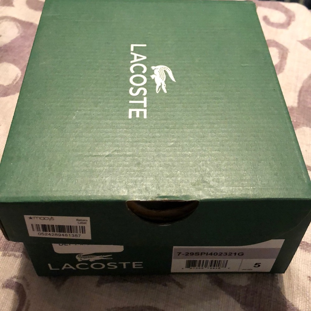Infant Lacoste shoes